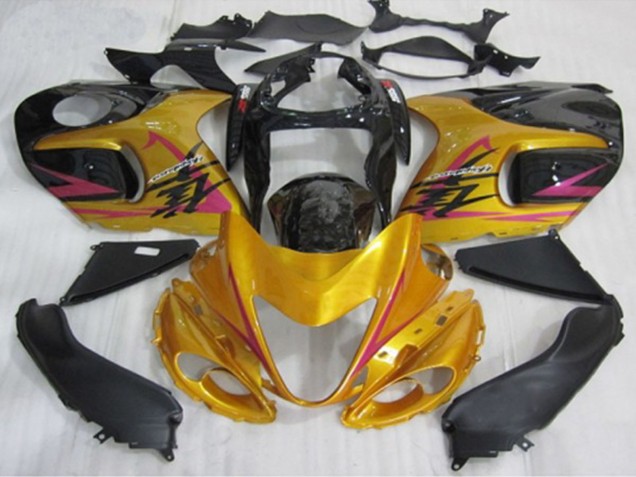 Suzuki GSXR 1300 Motorrad Verkleidung 2008-2020 - Gold Schwarz
