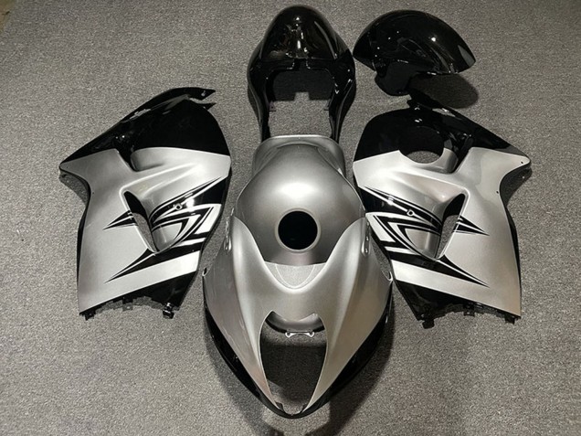 Suzuki GSXR 1300 Motorrad Verkleidung 1996-2007 - Silber Schwarz