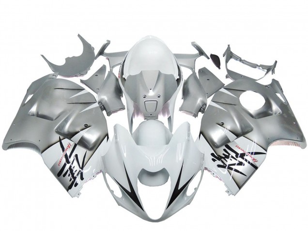Suzuki GSXR 1300 Motorrad Verkleidung 1996-2007 - Silber Weiss OEM Stil