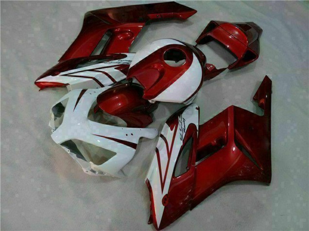Weiß Rot Schwarz 2004-2005 Honda CBR1000RR Motorrad Verkleidung