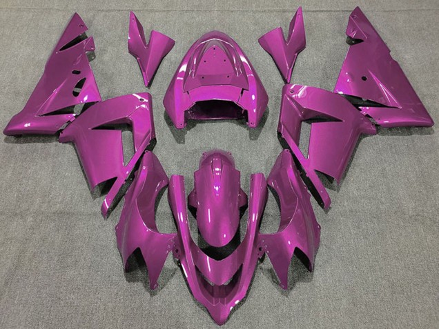 Kawasaki ZX10R Motorrad Verkleidung 2004-2005 - Glanzendes Lila