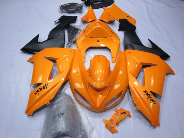 Kawasaki ZX10R Motorrad Verkleidung 2006-2007 - Orange