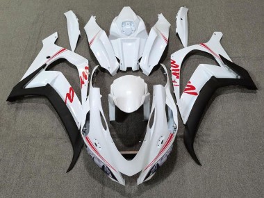 Kawasaki ZX10R Motorrad Verkleidung 2016-2020 - Perl Weiss Schwarz Rot