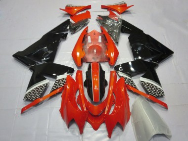 Kawasaki ZX10R Motorrad Verkleidung 2004-2005 - Rot Schwarz