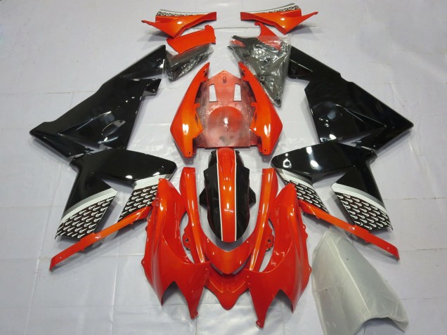 Kawasaki ZX10R Motorrad Verkleidung 2004-2005 - Rot Schwarz