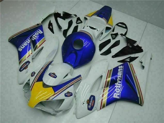 Weiß Blau Gelb Rothmans 2004-2005 Honda CBR1000RR Motorrad Verkleidung
