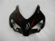 Glänzendes Schwarz Rot Flamme 2004-2005 Honda CBR1000RR Motorrad Verkleidung