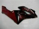 Glänzendes Schwarz Rot Flamme 2004-2005 Honda CBR1000RR Motorrad Verkleidung