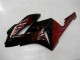 Glänzendes Schwarz Rot Flamme 2004-2005 Honda CBR1000RR Motorrad Verkleidung