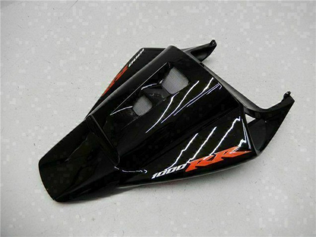 Glänzendes Schwarz Rot Flamme 2004-2005 Honda CBR1000RR Motorrad Verkleidung