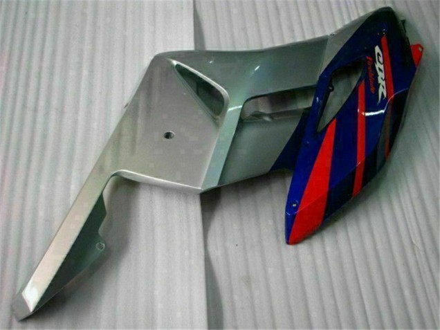Silber Rot Blau Schwarz Streifen 2004-2005 Honda CBR1000RR Motorrad Verkleidung
