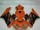 Orange Glänzendes Schwarz 2004-2005 Honda CBR1000RR Motorrad Verkleidung