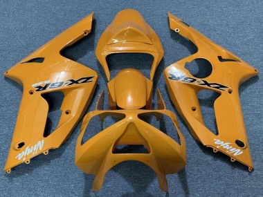 Kawasaki ZX6R Motorrad Verkleidung 2003-2004 - Orange
