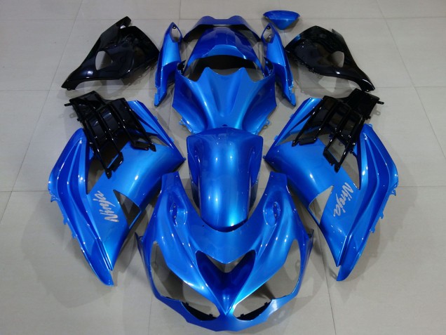 Kawasaki ZX14R ZZR1400 Motorrad Verkleidung 2012-2024 - Blau Schwarz