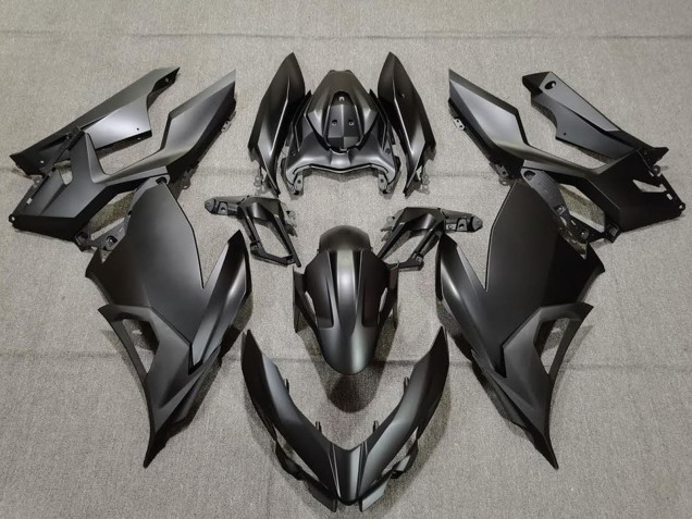 Kawasaki Ninja 400 Motorrad Verkleidung 2018-2024 - Matt Schwarz