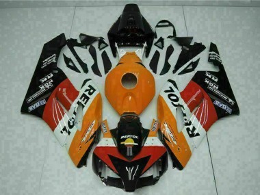 Orange Weiß Rot Schwarz Repsol 2004-2005 Honda CBR1000RR Motorrad Verkleidung