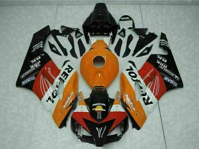 Orange Weiß Rot Schwarz Repsol 2004-2005 Honda CBR1000RR Motorrad Verkleidung
