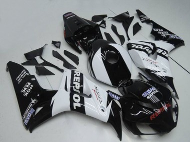 Weiß Glänzendes Schwarz Repsol 2004-2005 Honda CBR1000RR Motorrad Verkleidung