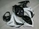 Weiß Glänzendes Schwarz 2008-2011 Honda CBR1000RR Motorrad Verkleidungen Kit