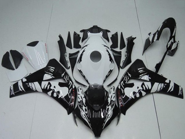 Weiß Glänzendes Schwarz 2008-2011 Honda CBR1000RR Abs Verkleidungen