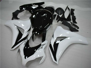 Weiß Glänzendes Schwarz 2008-2011 Honda CBR1000RR Motorrad Verkleidung