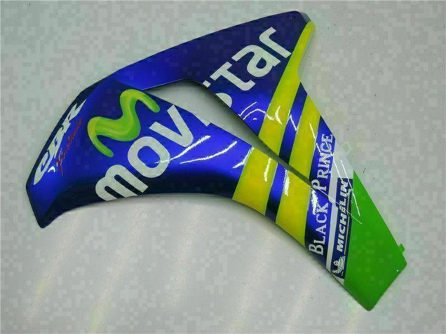 Blau Gelb Grün MoviStar Castrol 2008-2011 Honda CBR1000RR Motorrad Verkleidung