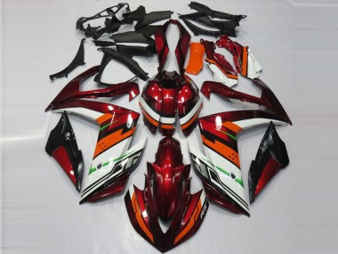 Yamaha R3 Motorrad Verkleidung 2015-2018 - Weiss Rot Orange Grun Schwarz