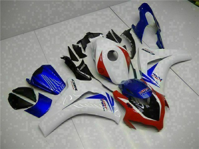 Weiß Rot Blau HRC 2008-2011 Honda CBR1000RR Motorrad Verkleidung