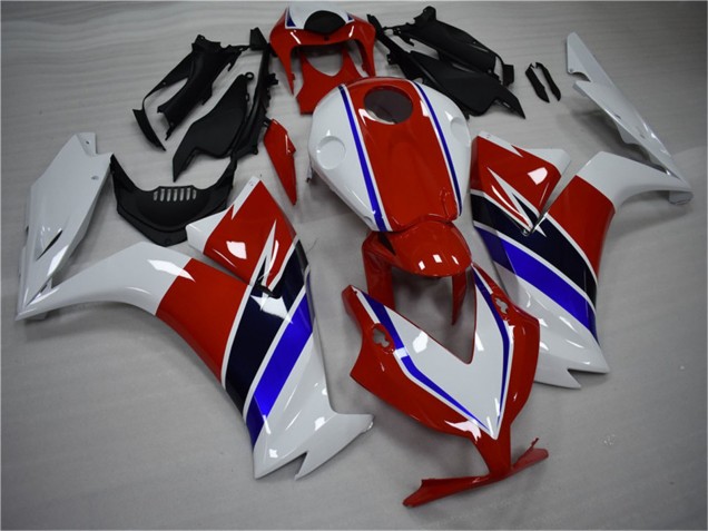 Weiß Rot Blau 2012-2016 Honda CBR1000RR Motorrad Verkleidung