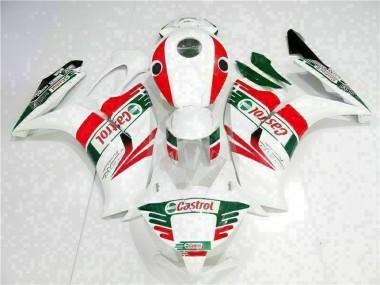 Weiß Rot Grün Castrol 2012-2016 Honda CBR1000RR Motorrad Verkleidung