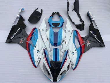 BMW S1000RR Motorrad Verkleidung 2009-2014 - Weiss Rot Hellblau Glanzendes Schwarz OEM Stil