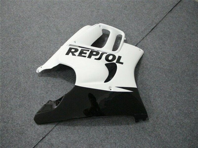 Weiß Glänzendes Schwarz Repsol 1997-1998 Honda CBR600 F3 Motorrad Verkleidung