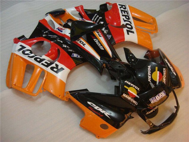 Orange Weiß Rot Glänzendes Schwarz Repsol 1995-1996 Honda CBR600 F3 Motorrad Verkleidung