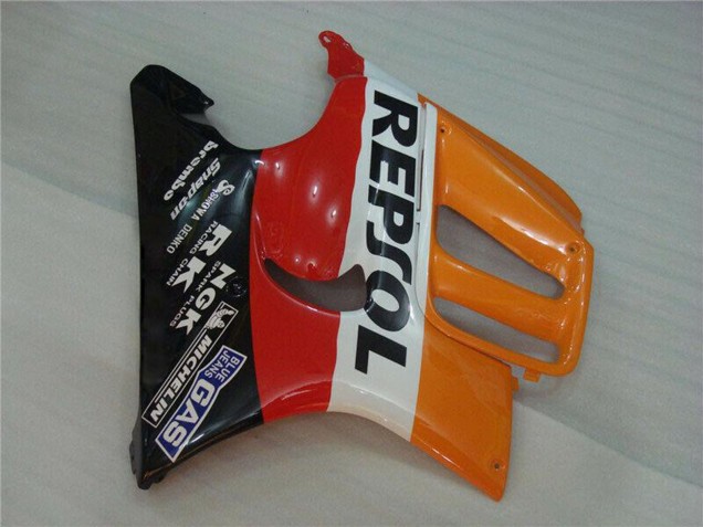 Orange Weiß Rot Glänzendes Schwarz Repsol 1995-1996 Honda CBR600 F3 Motorrad Verkleidung
