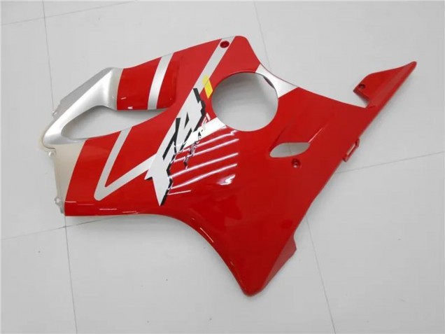 Silber Rot 2001-2003 Honda CBR600 F4i Motorrad Verkleidungen Kit