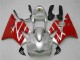 Silber Rot 2001-2003 Honda CBR600 F4i Motorrad Verkleidungen Kit