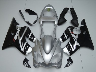 Silber Glänzendes Schwarz 2001-2003 Honda CBR600 F4i Motorrad Verkleidung