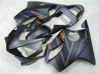 Matt Schwarz Grau 2001-2003 Honda CBR600 F4i Motorrad Verkleidung