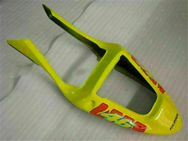 Gelb Orange Glänzendes Schwarz Rossi 46 2001-2003 Honda CBR600 F4i Motorrad Verkleidung