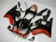 Rot Glänzendes Schwarz 2001-2003 Honda CBR600 F4i Motorrad Verkleidung Kit