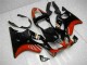 Rot Glänzendes Schwarz 2001-2003 Honda CBR600 F4i Motorrad Verkleidung Kit