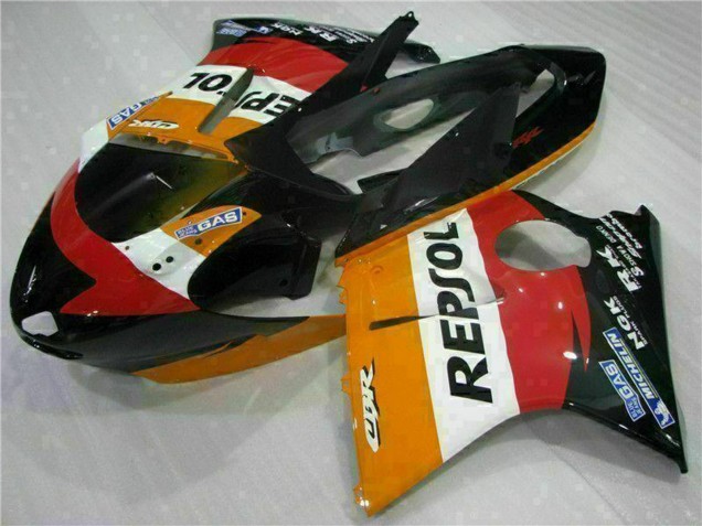 Orange Weiß Rot Glänzendes Schwarz Repsol 1996-2007 Honda CBR1100XX Blackbird Motorrad Verkleidung