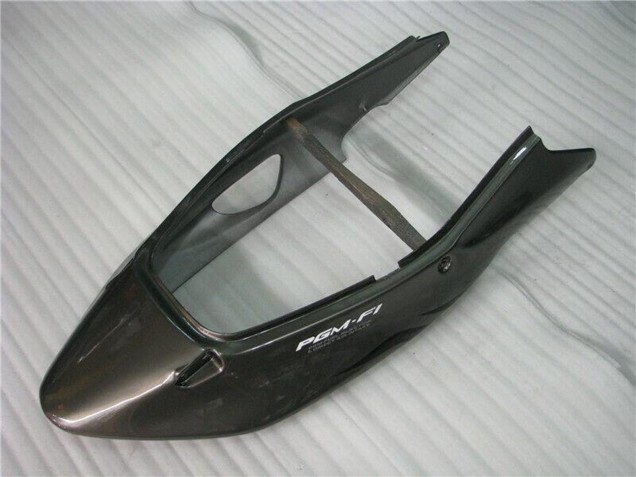 Glänzendes Schwarz Silber Flamme 1996-2007 Honda CBR1100XX Blackbird Motorrad Verkleidung