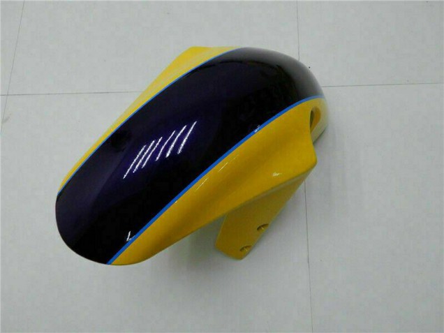 Gelb Dunkel Blau Glänzendes Schwarz 2001-2003 Suzuki GSXR 600/750 Motorrad Verkleidung