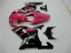 Rosa Silber Glänzendes Schwarz 2001-2003 Suzuki GSXR 600/750 Motorrad Verkleidung