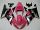 Rosa Silber Glänzendes Schwarz 2001-2003 Suzuki GSXR 600/750 Motorrad Verkleidung
