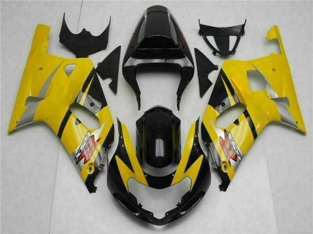 Gelb Schwarz 2001-2003 Suzuki GSXR 600/750 Motorrad Verkleidung