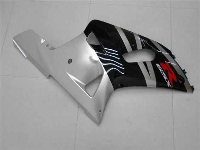 Silber Glänzendes Schwarz Rot 2001-2003 Suzuki GSXR 600/750 Motorrad Verkleidung