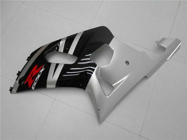 Silber Glänzendes Schwarz Rot 2001-2003 Suzuki GSXR 600/750 Motorrad Verkleidung