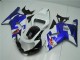 Weiß Blau Schwarz 2001-2003 Suzuki GSXR 600/750 Motorrad Verkleidung